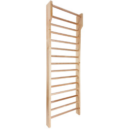 Drabinka gimnastyczna drewniana z drążkiem UNDERFIT 230 x