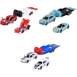 Majorette 8502103001 Porsche Race Trailer Set - 2