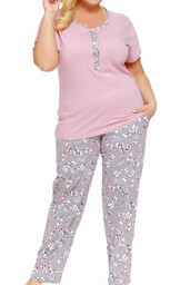 Piżama damska Dn-nightwear PB.5275 różowa