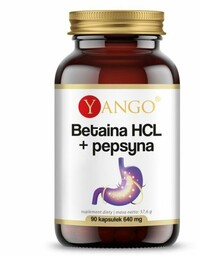 YANGO Betaina HCL + Pepsyna (90 kaps.)
