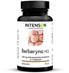 Berberyna 500mg, Intenson, 60 kapsułek