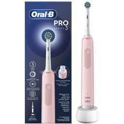 Szczoteczka elektryczna ORAL-B PRO3 Pink CrossAction (różowy) D505.513.3