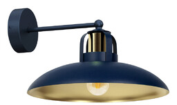 Kinkiet FELIX NAVY BLUE/GOLD 1xE27