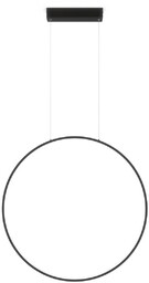 Lampa wisząca Mirror L czarna IP44 LED CCT