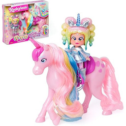 Kookyloos Rainbow Unicorn Lalka, Wielokolorowy, Od 3 lat