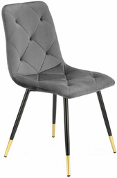 Halmar Tapicerowane krzesło z pikowaniem glamour K438 -