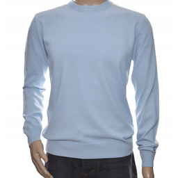 Sweter męski z kaszmiru i wełny merynosów kaszmirowy