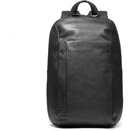 PIQUADRO Pulse Mini skórzany plecak, Czarny, Mini, Biznes