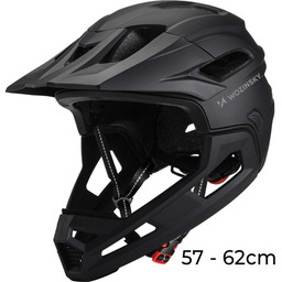 Wozinsky Kask rowerowy HT-009 z odpinanym daszkiem 57-62
