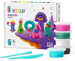 Hey Clay - Zestaw Potwory - TM Toys