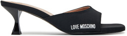 Klapki LOVE MOSCHINO JA28045G0MIM0000 Czarny