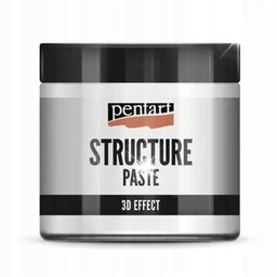 Pasta STRUKTURALNA gęsta BIAŁA Pentart efekt 3D tworzenie