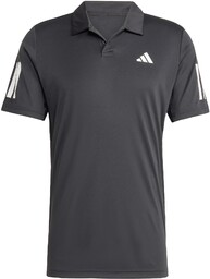 adidas Mężczyźni CLUB TENNIS 3-STRIPES POLO SHIRT, Black,