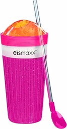 GOURMETmaxx Slush Cup z pokrywką, czerwony, 300 ml