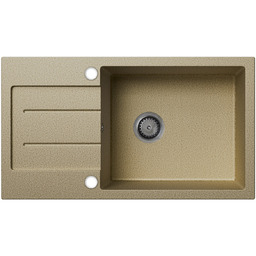 Zlewozmywak granitowy z ociekaczem RAFAEL beżowy