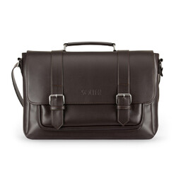 Torba męska na ramię SOLIER S25 brązowa