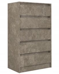 Komoda do sypialni, pokoju, K5, 70x43x124 cm, beton