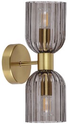 Podwójny kinkiet Piega dymny 2xE14 LP-939/2W smoked -