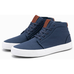 Męskie wysokie buty trampki ciemnoniebieskie V1 OM-FOTH-0156 42
