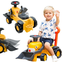 FALK Jeździk Traktor Koparka Komatsu z Łyżką