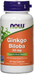 Now Foods Ginkgo Biloba Ekstrakt 60 Mg -