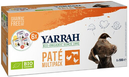 Yarrah Multipack pasztet dla psa 6 szt. 900