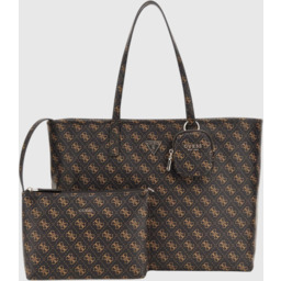 GUESS Brązowa shopperka damska Power Play