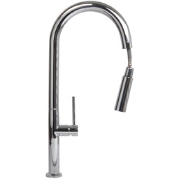 Bateria kuchenna z wyciąganą wylewką LIRA Chrom STELLMAN