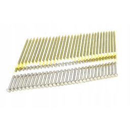 Gwoździe łączone plastikiem pierścieniowe 2,8x70mm 4200 szt. 21°