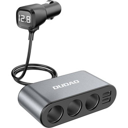 Dudao ładowarka samochodowa 2x USB / 3x rozdzielacz