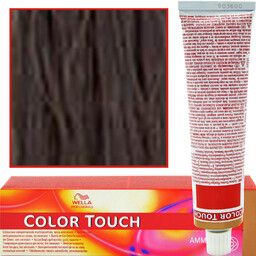 Wella Color Touch, krem tonujący bez amoniaku, 4/71,