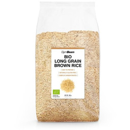 GymBeam BIO Ryż Brązowy Długoziarnisty 500 g