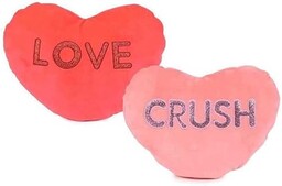 Famosa Softies - Hello Pillow Love Edition, czerwona