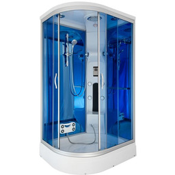 Kabina prysznicowa z hydromasażem zabudowana 120x85 MO-02188WL lewa