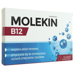 MOLEKIN B12, 60 tabletek -> Odbiór w Żabce!