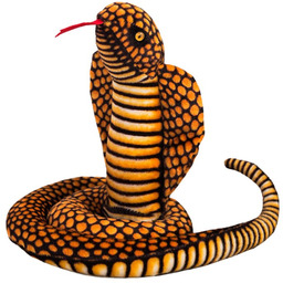 Maskotka Pluszowa Wąż Kobra Królewska Brązowa 100 cm