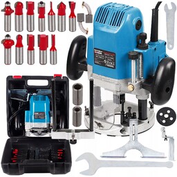 Frezarka Górnowrzecionowa Do Drewna Frezy Walizka Zestaw Mocna