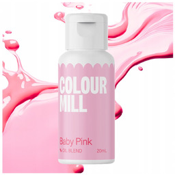 BARWNIK OLEJOWY DO MAS TŁUSTYCH KREMÓW CZEKOLADY RÓŻOWY