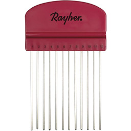 Rayher 71934000 grzebyk do quillingu, 10,5 x 6,5