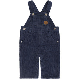 Chłopięce ogrodniczki sztruksowe niebieskie Kanz r.68