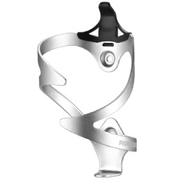 Uchwyt aluminiowy rowerowy na bidon butelkę biały