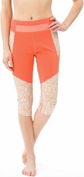 super.natural Długie legginsy damskie, długość 3/4, z wełny
