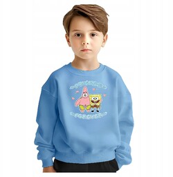 Bluza Dziecięca Młodzieżowa Spongebob Kanciastoporty 104