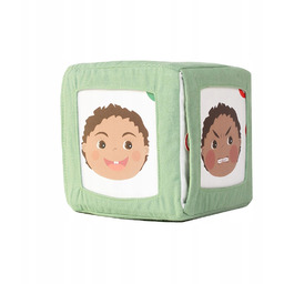 Kostka edukacyjna do nauki emocji zabawka dla dzieci