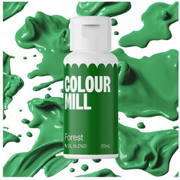 BARWNIK OLEJOWY DO MAS TŁUSTYCH KREMÓW CZEKOLADY ZIELONY