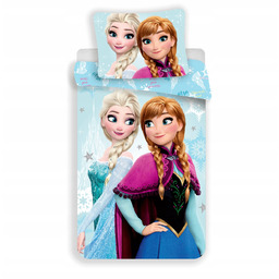 Pościel Dziecięca 140x200 Kraina Lodu Anna Elsa Olaf