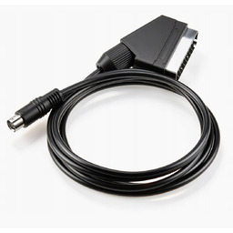 ZŁĄCZE 168CM RGB OŁOWIANY AUDIO WIDEO WTYK SCART
