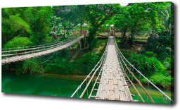 Foto obraz na płótnie Most nad rzeką