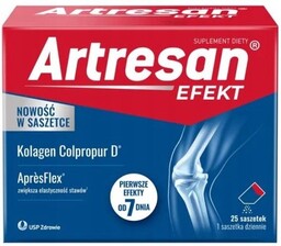 Artresan Efekt 25 Saszetek Zdrowe Stawy Kolagen