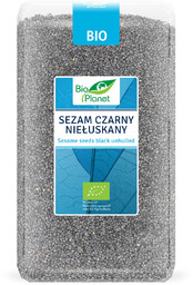 Bio Planet Sezam czarny niełuskany 1 kg (EKO)